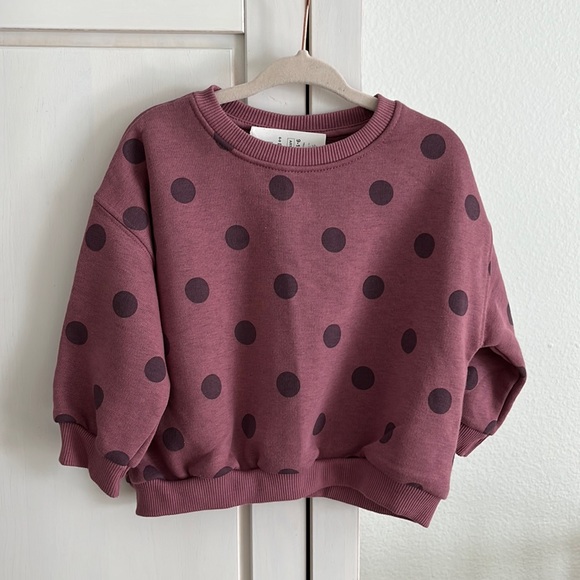 Zara polka dot sweater Clearance